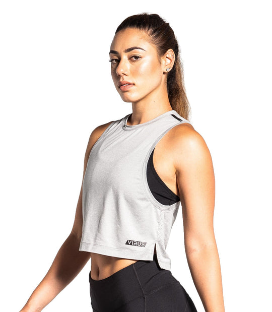 Ladies Pistol ECO Thread Crop Tank