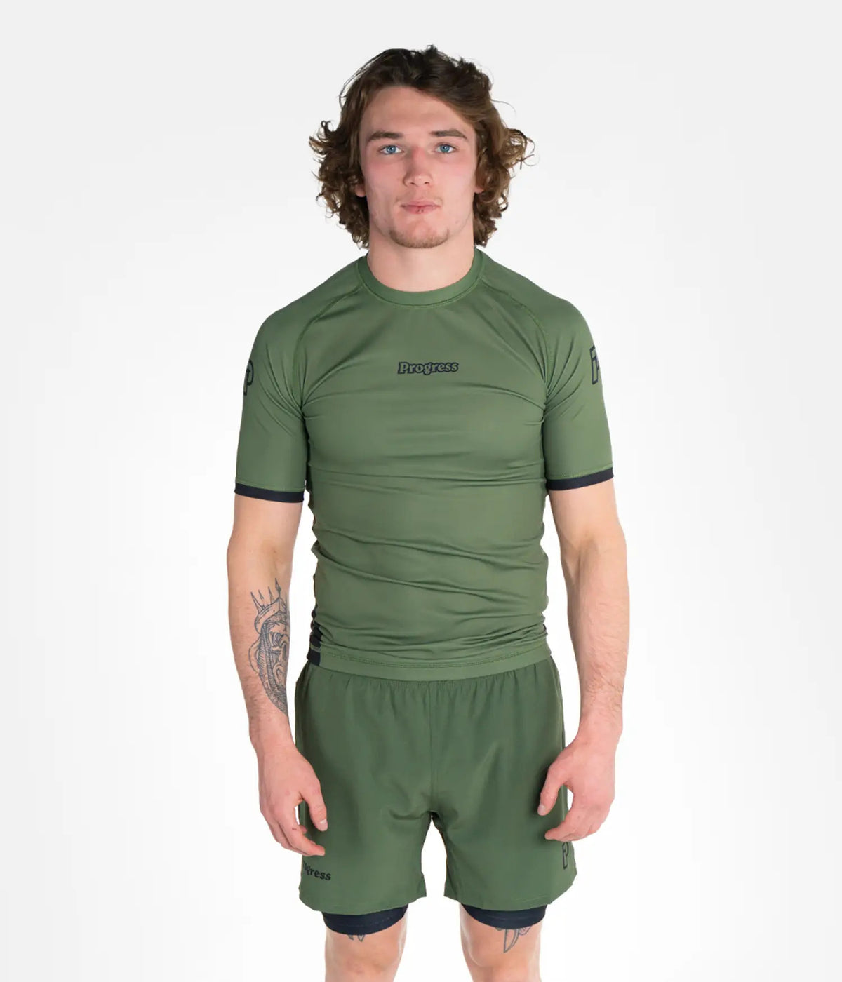 Academy+ Rash Guard - Khaki
