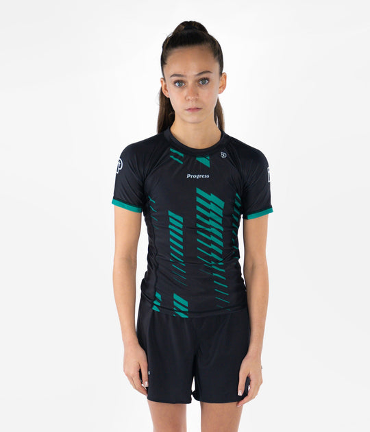 Kids Ranked Rashguard - Green