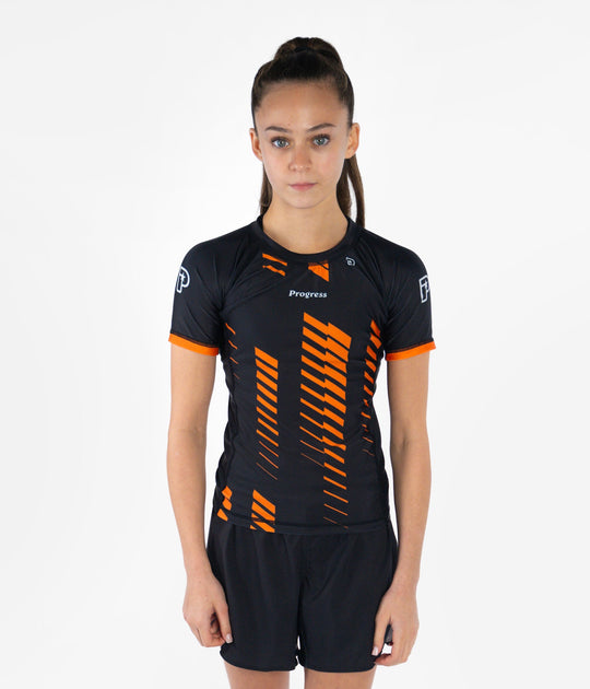Kids Ranked Rashguard - Orange