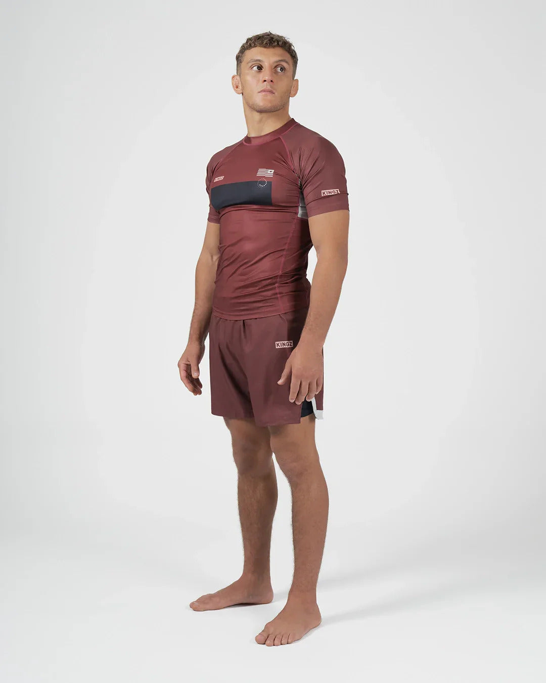 Trooper Rash Guard - Maroon