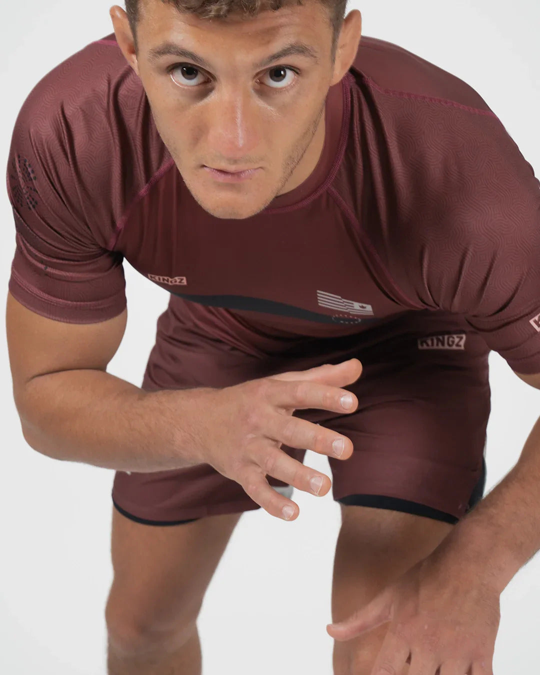 Trooper Rash Guard - Maroon
