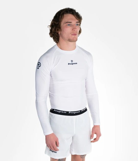 Academy Rashguard Longsleeve - White
