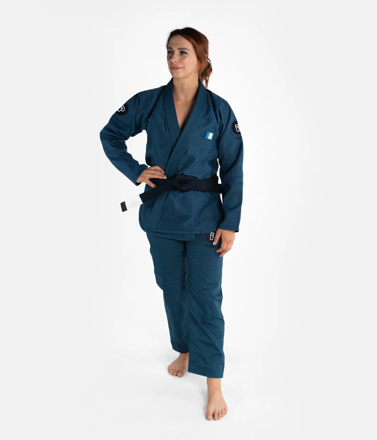 Ladies M6 Kimono - Mark 6 Petroleum Blue