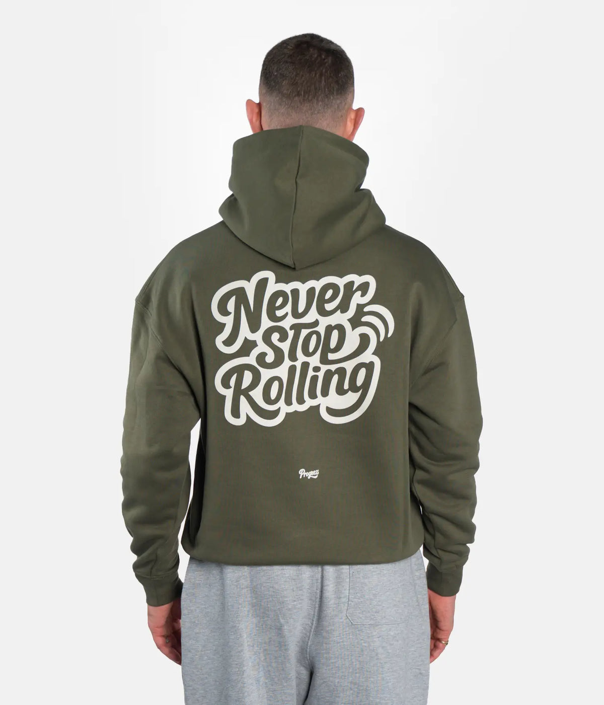 Never Stop Rolling Hoodie - Khaki