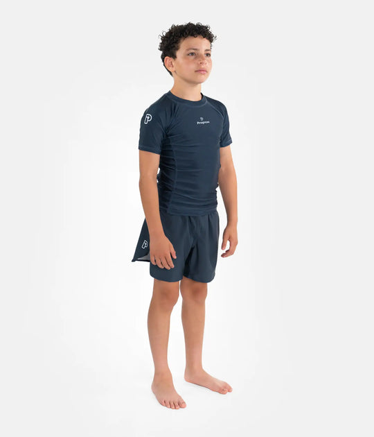 Kids Academy Rashguard - Petroleum