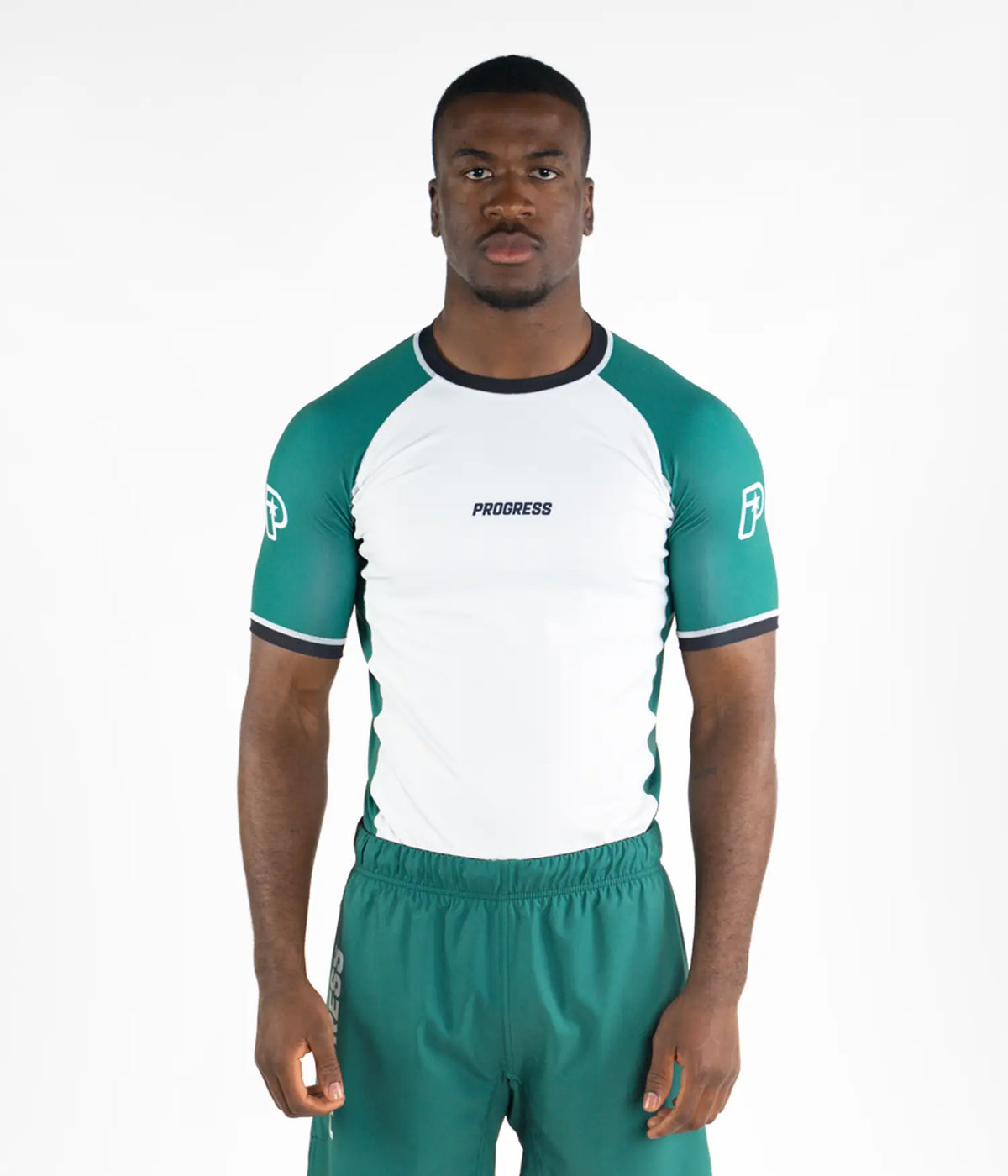 Profile Rashguard - White & Green