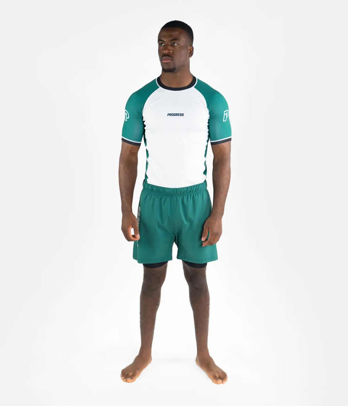 Profile Rashguard - White & Green