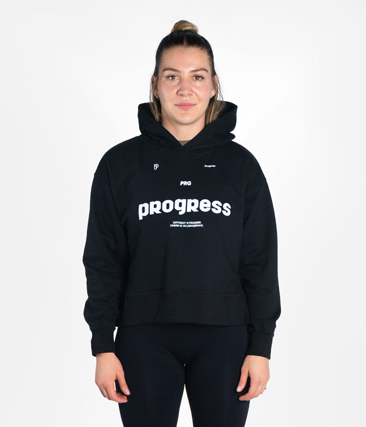 Women’s Vital Cropped Hoodie - Black