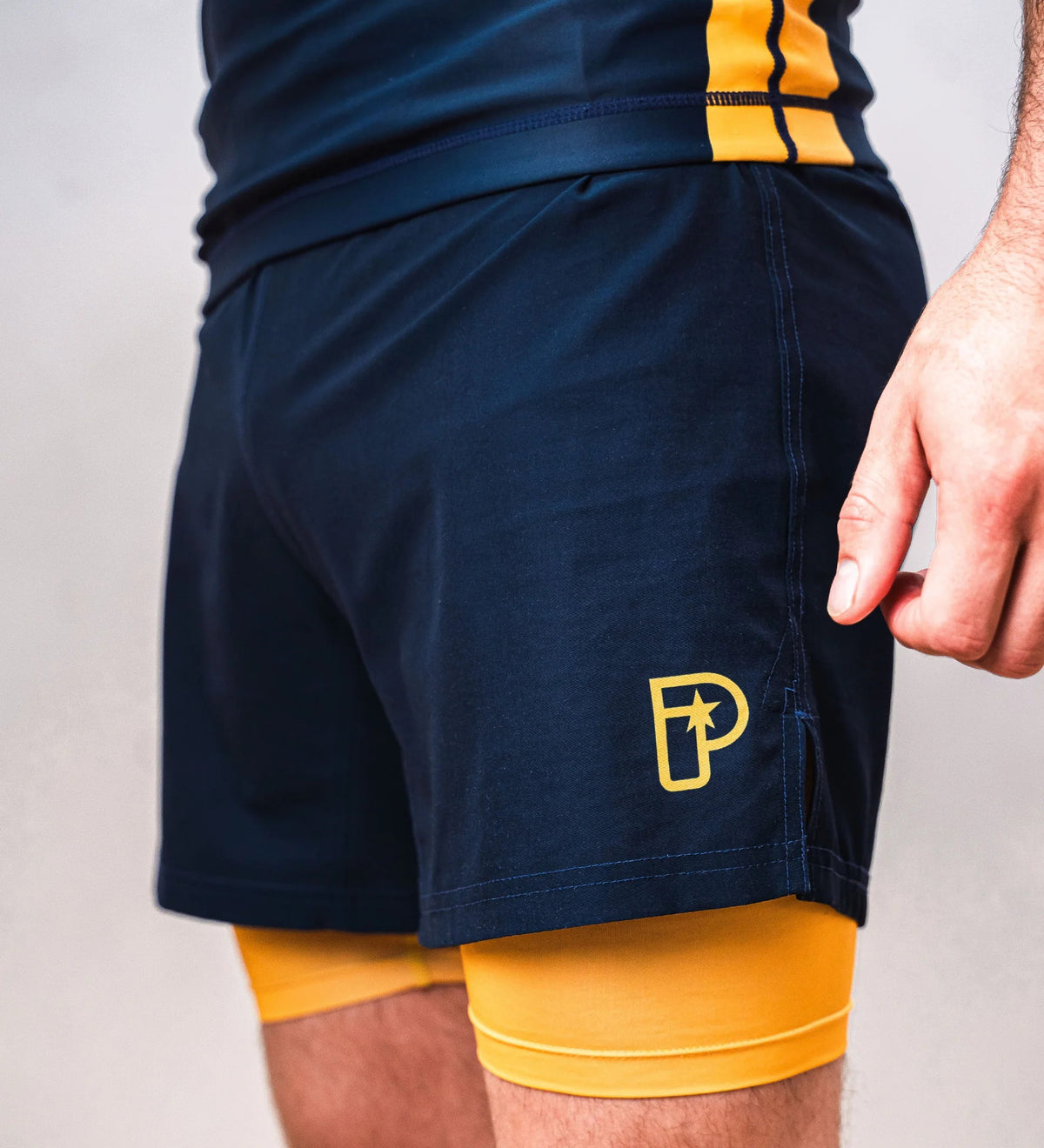 Academy+ Hybrid Shorts - Navy