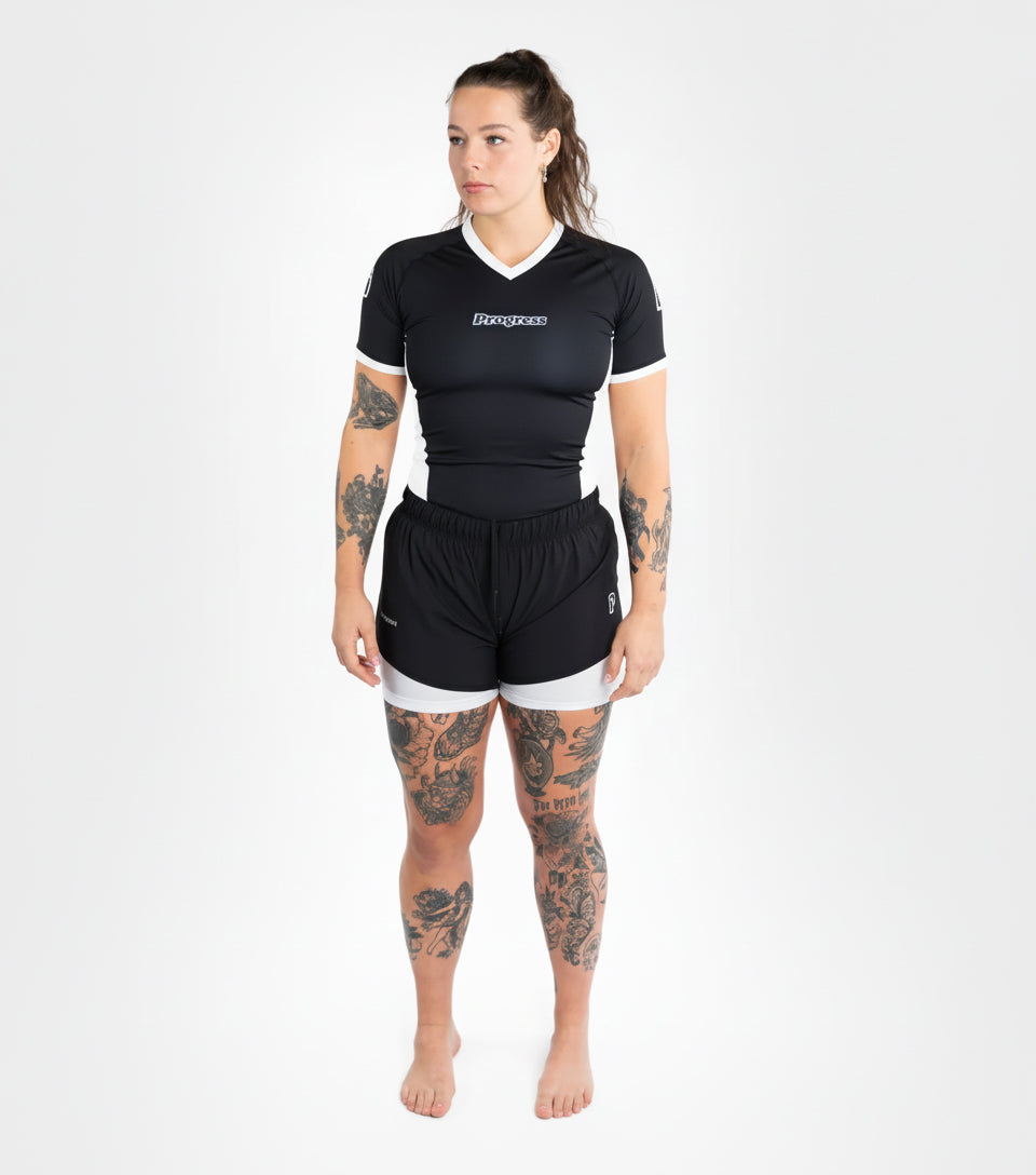 Women&#39;s Academy + Rashguard - Black/White