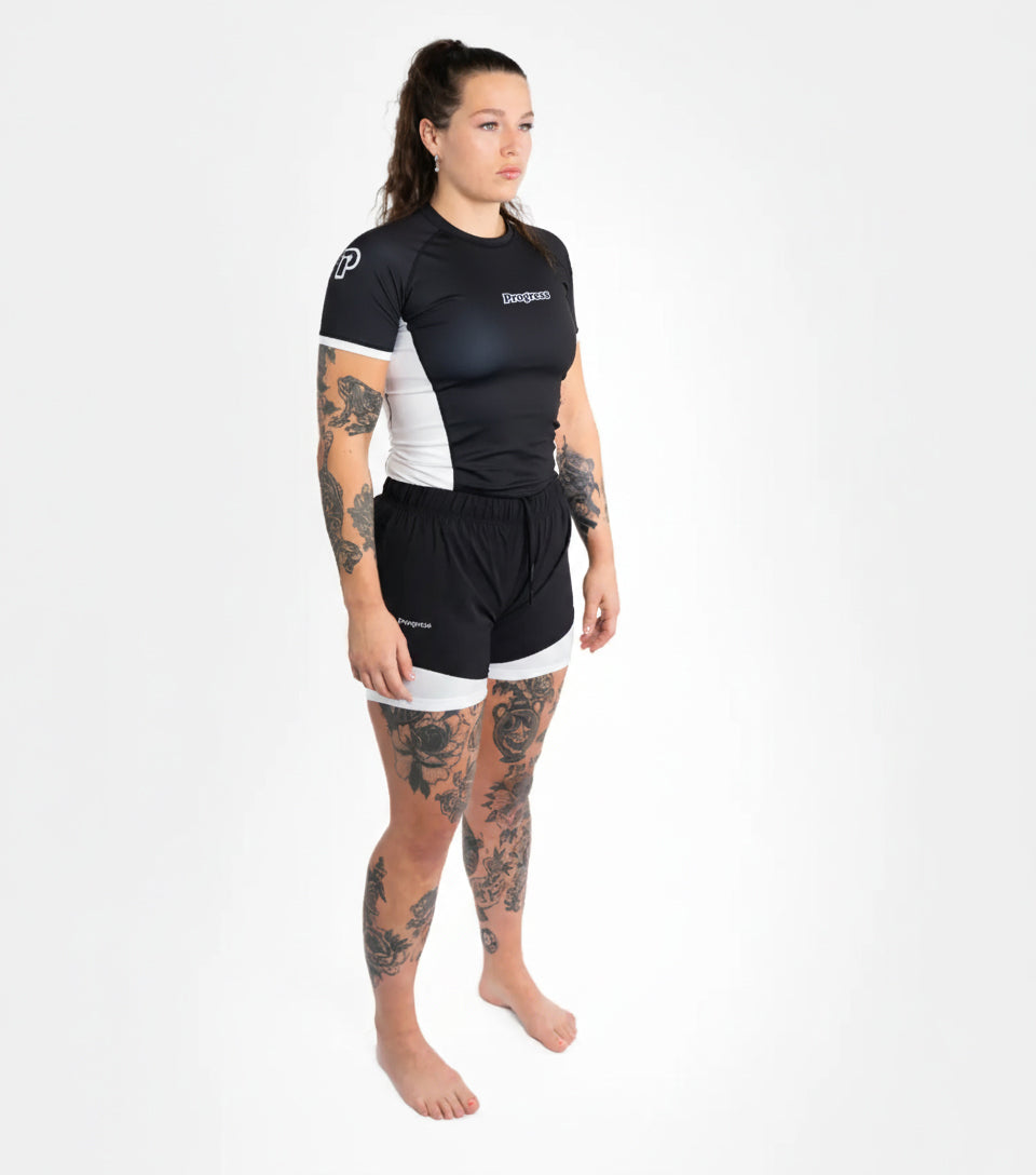 Women&#39;s Academy + Rashguard - Black/White