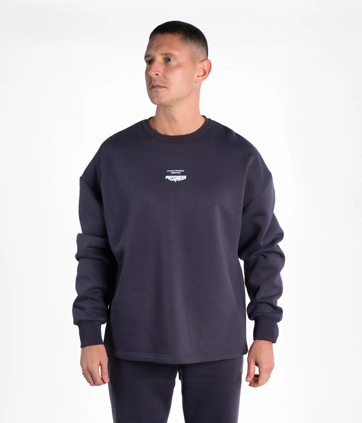 Calavera Open Pleat Crewneck - Brown