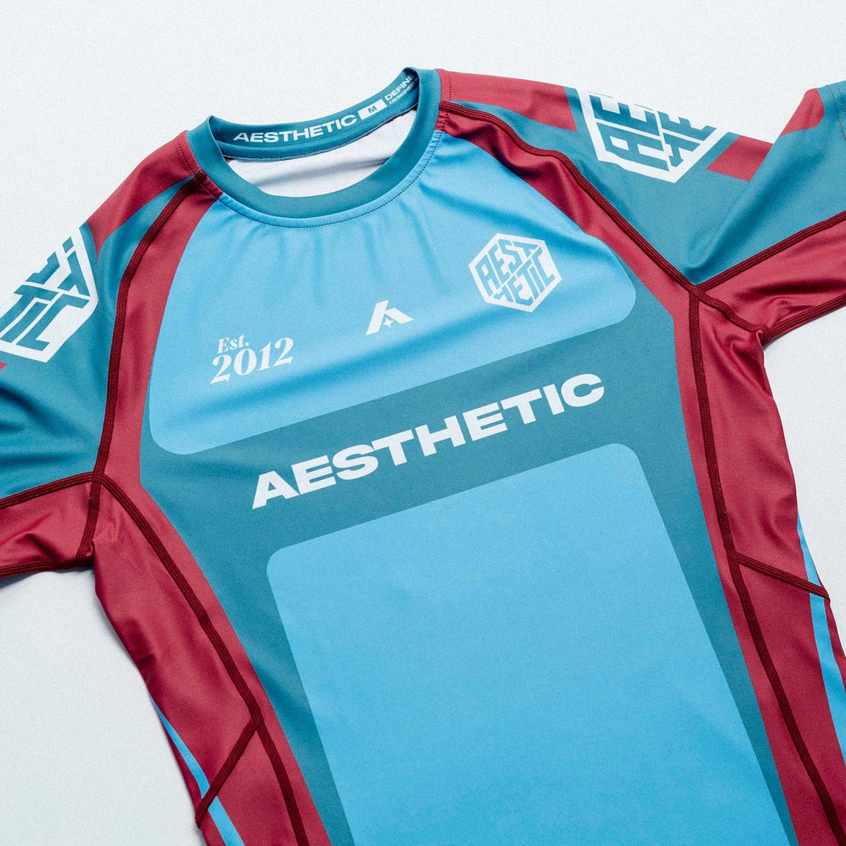 Cross Rashguard - Maroon