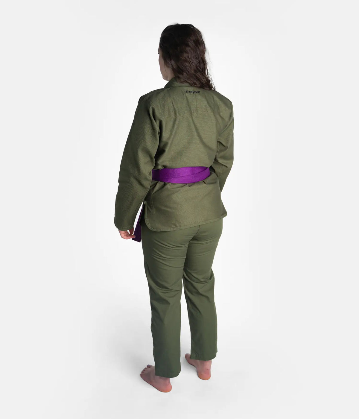 Women&#39;s Academy Gi - Forest Green (with FREE Whitebelt)