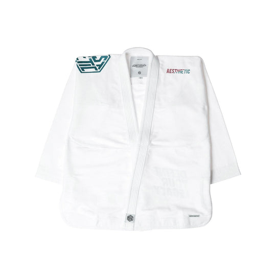 Pure Legacy Kimono - White/Racing Green