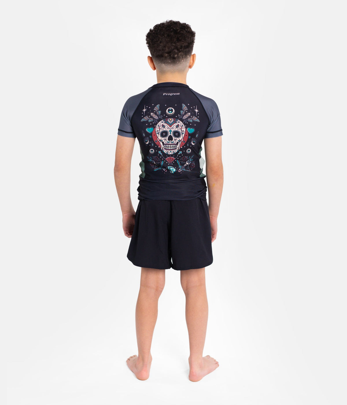 Kids Sugar Skull Rashguard