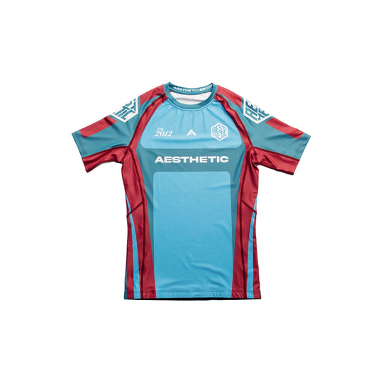 Cross Rashguard - Maroon