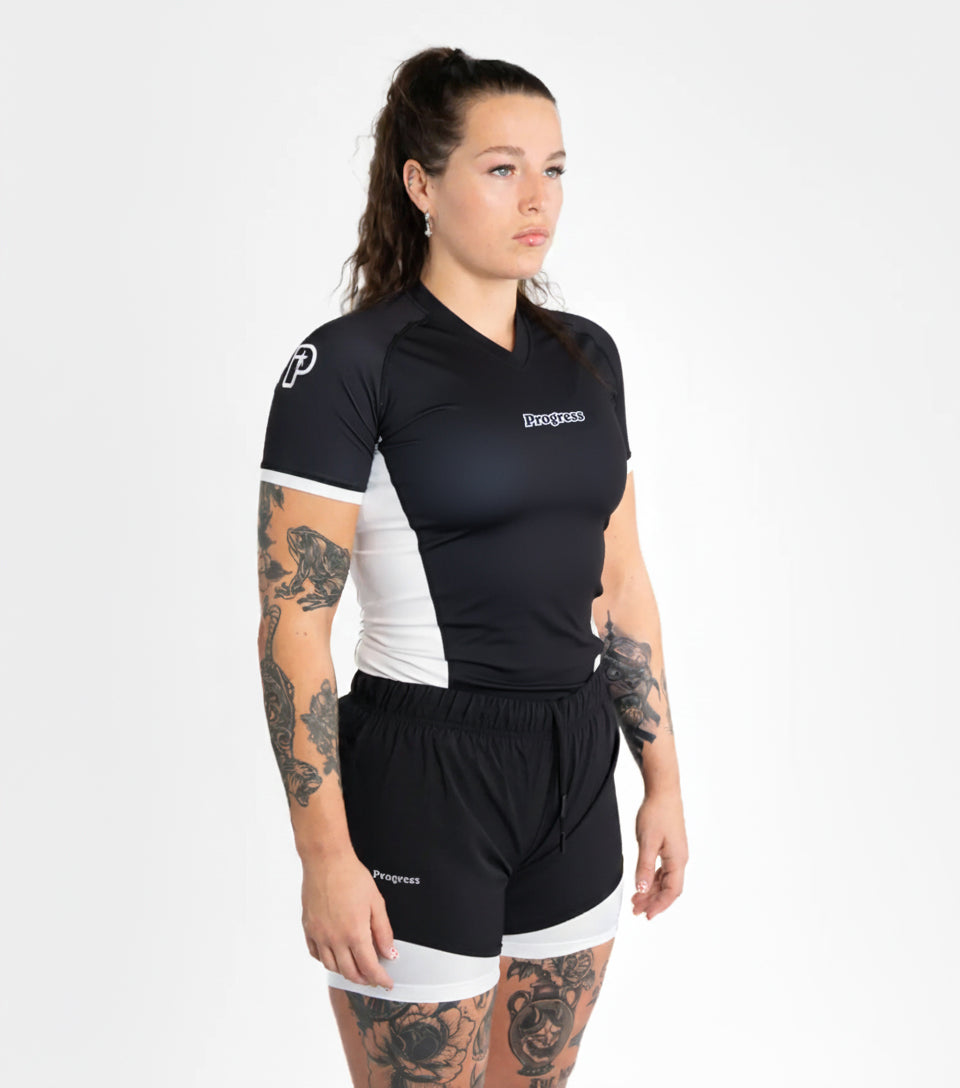 Women&#39;s Academy + Rashguard - Black/White
