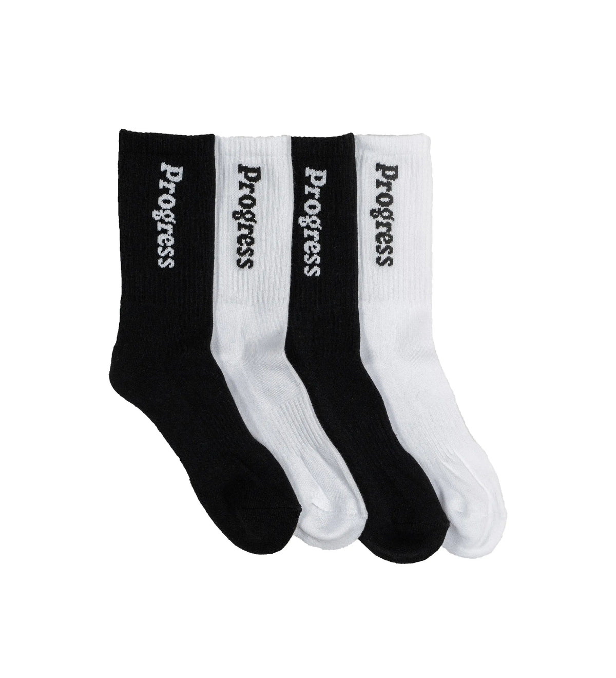 Progress Pro Socks - White &amp; Black