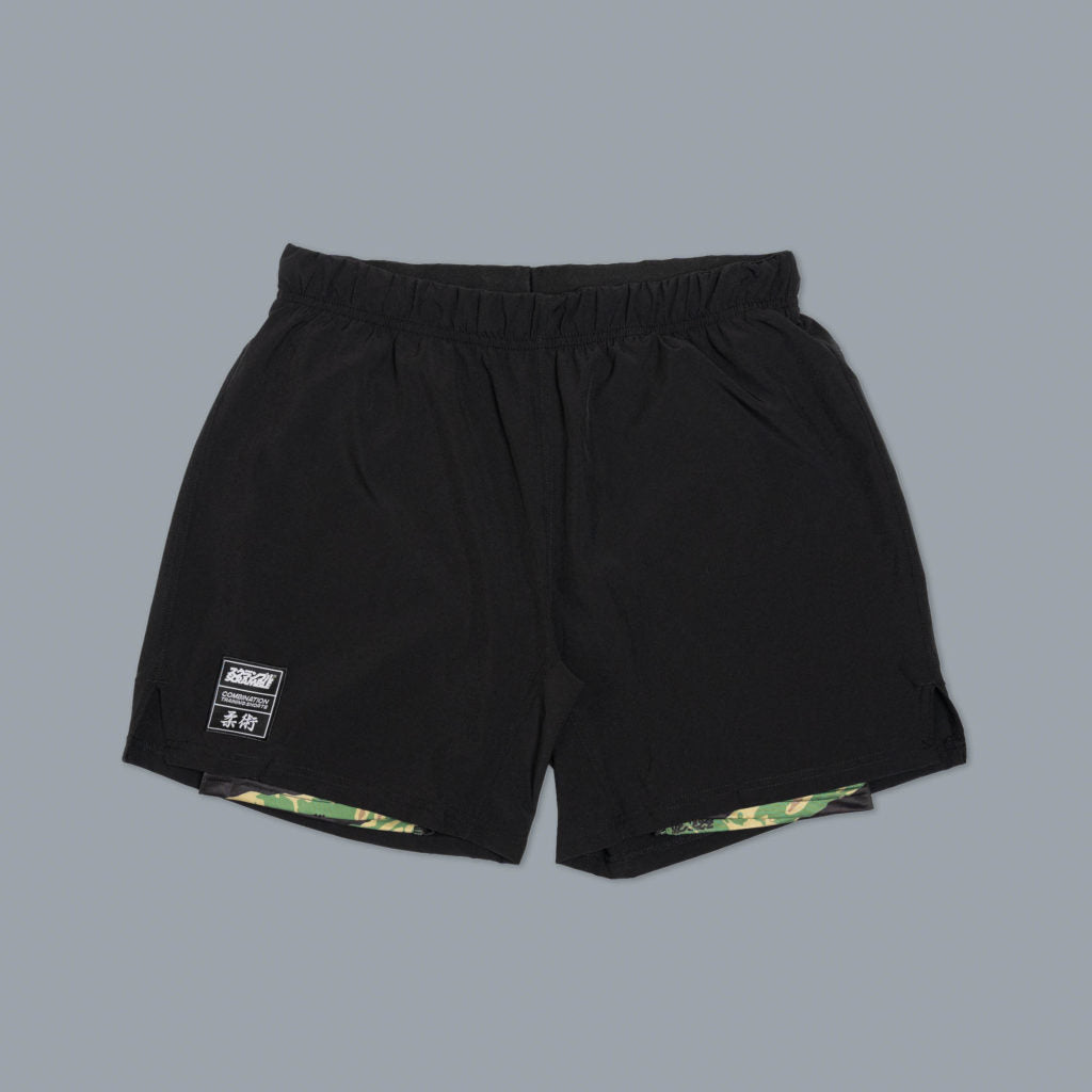 Combination Shorts - Zwart&amp;Camo