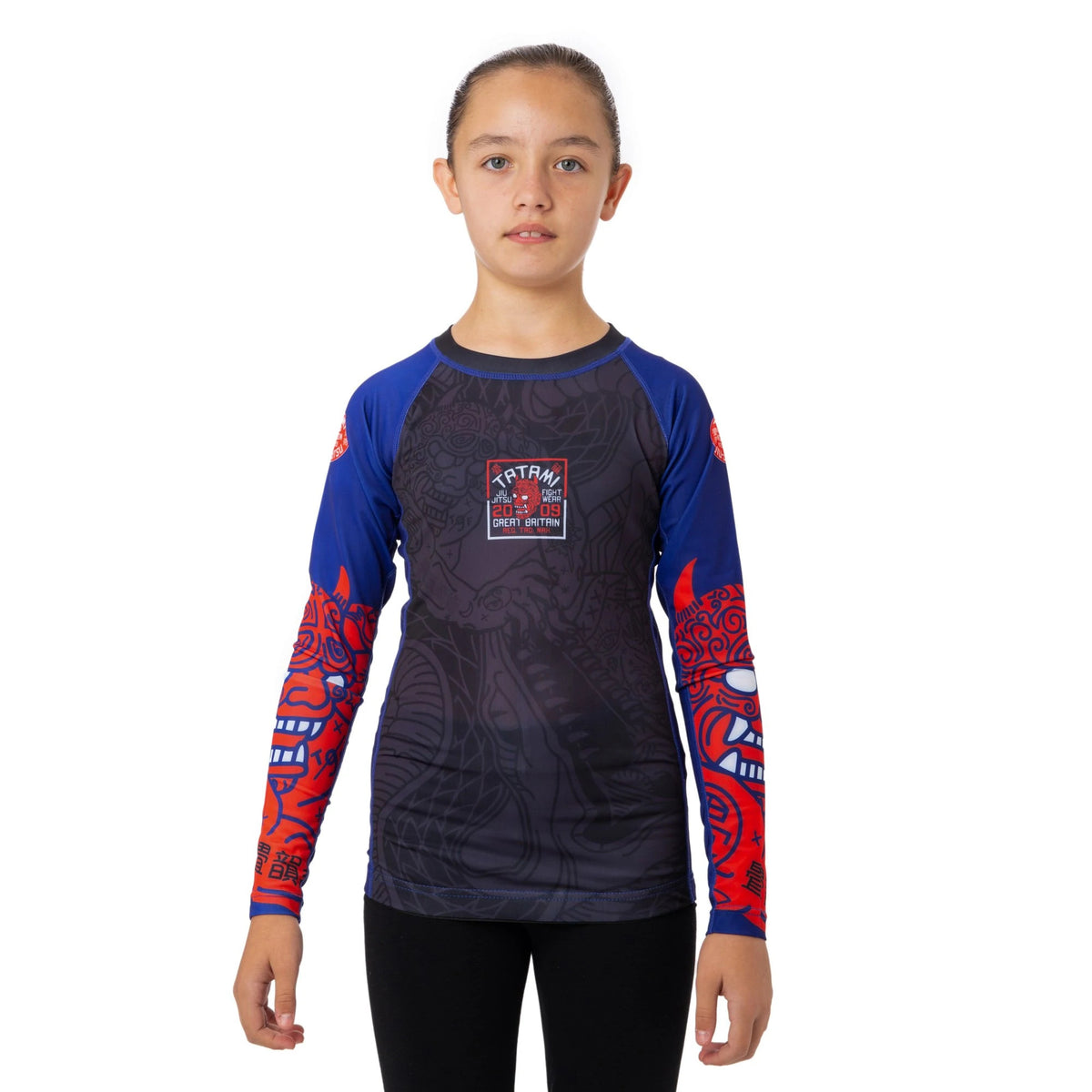 Kids Serpent Rash Guard - Rood