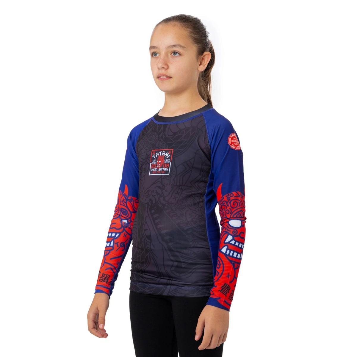 Kids Serpent Rash Guard - Rood