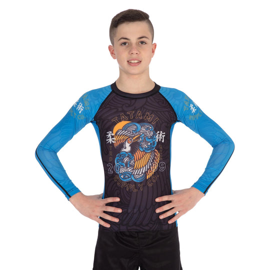 Kids Crane Rash Guard
