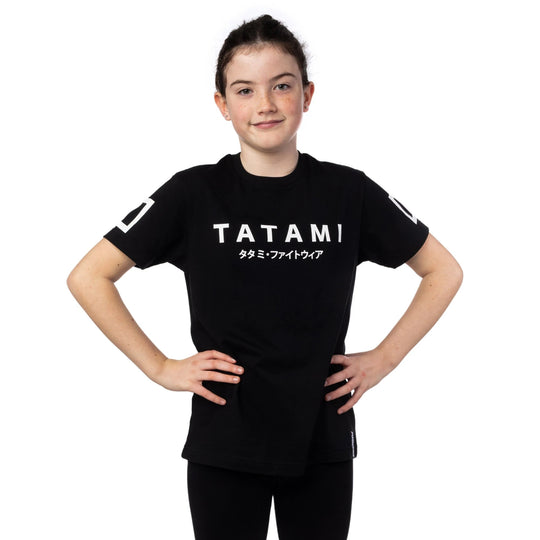 Kids Katakana Tee - Zwart