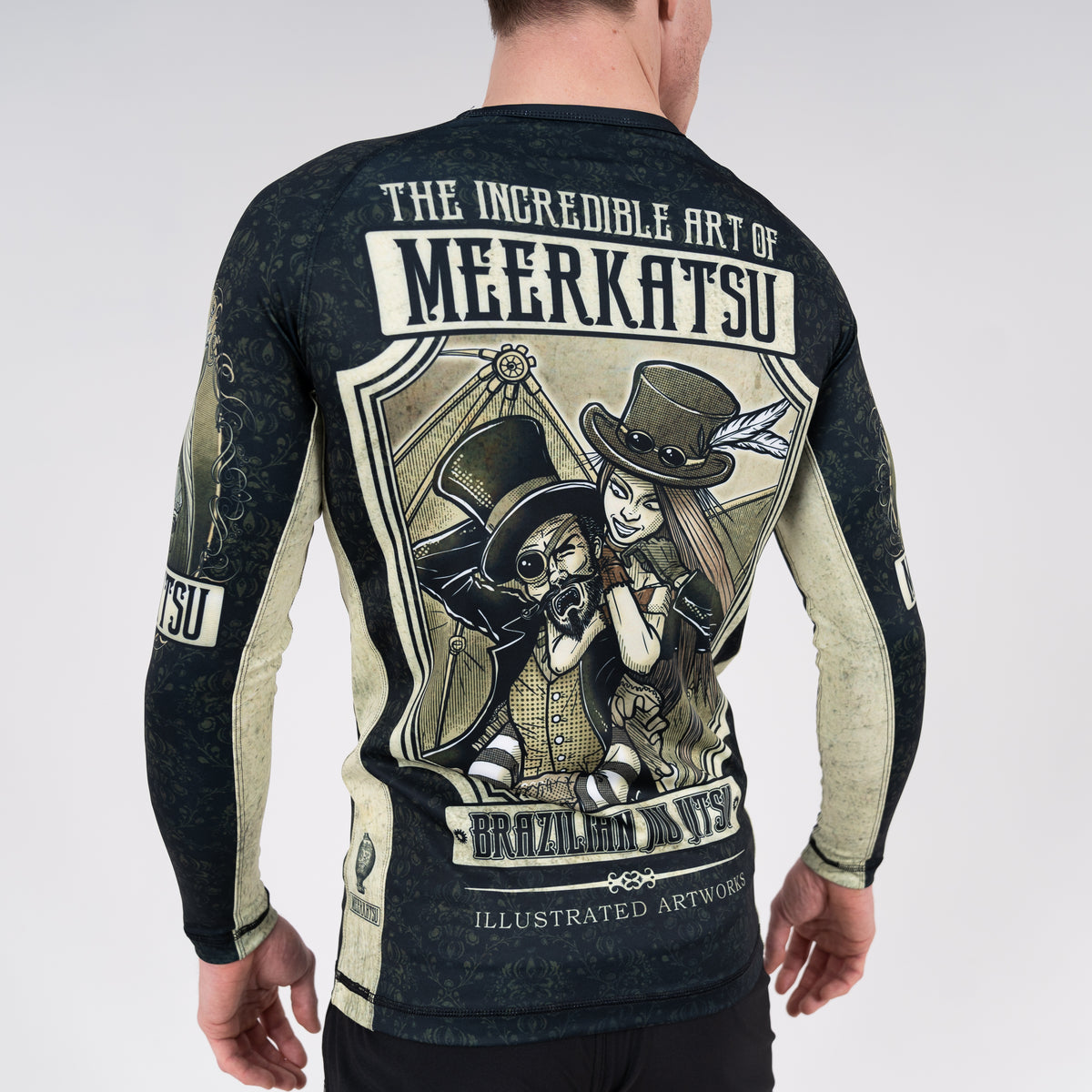 Steampunk Jiu Jitsu Rash Guard